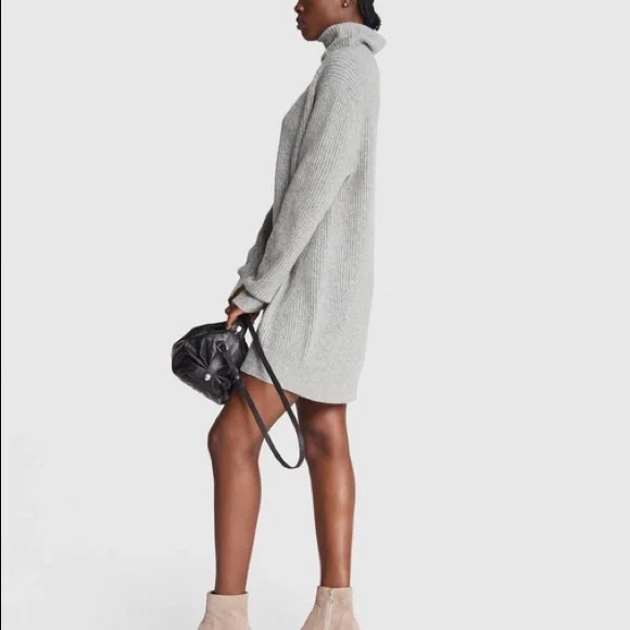 NWT rag & bone Pierce Cashmere Turtleneck Dress - Picture 3 of 10